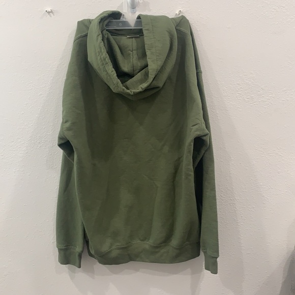 Hoodie sweater size medium olive color - Picture 3 of 4